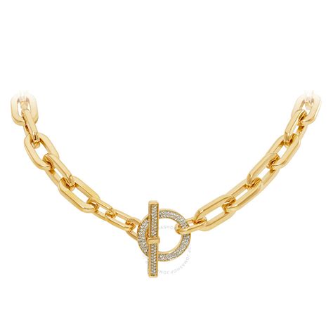 michael kors toggle necklace gold|michael kors necklace and earrings.